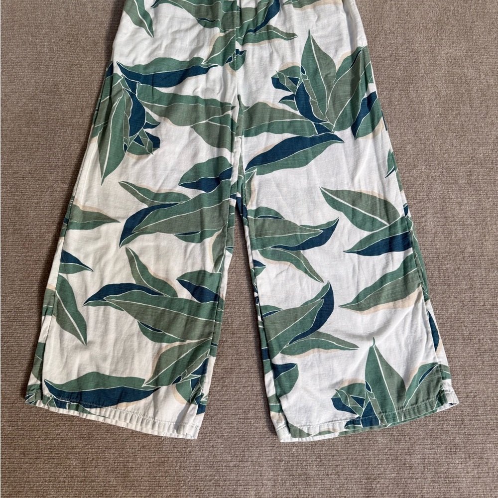 Billabong Forward Feelings Tropical Print Sleeveless Jumpsuit - Size Large - Picture 7 of 12